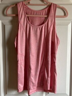 Women’s Pink Athletic Tank Top with Racerback
